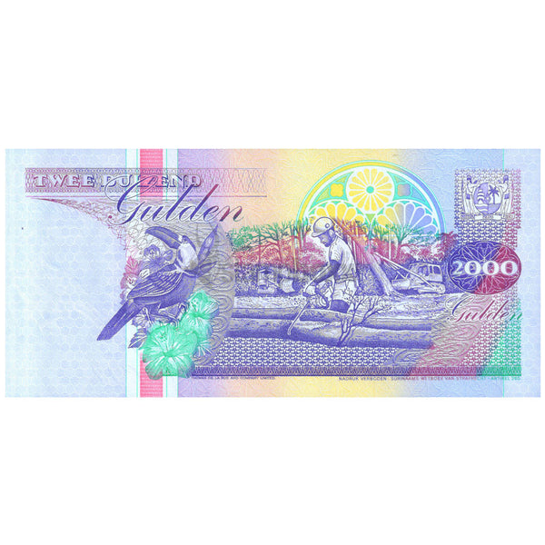 SURINAME2000 GULDEN 1995 P-142 UNC