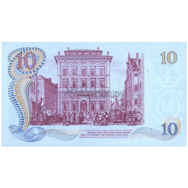 SWEDEN 10 KRONER 1968 P-56 aUNC - COMMEMORATIVE