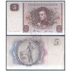 SWEDEN 5 KRONER 1955-1961 P-42 XF