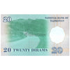 TAJIKISTAN 20 DIRAM 1999 P-12 UNC