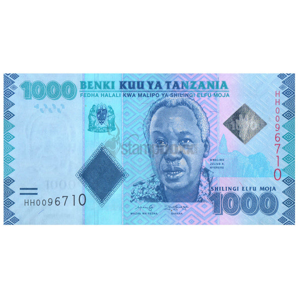 TANZANIA 1000 SHILLINGS 2015 P-41 UNC
