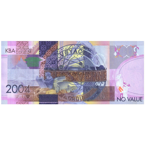 TEST NOTE KBA GIORI - JULES VERNE - SPECIMEN