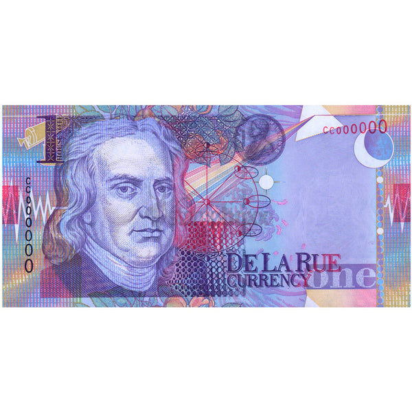 TEST NOTE De la Rue Test note NEWTON Specimen UNC