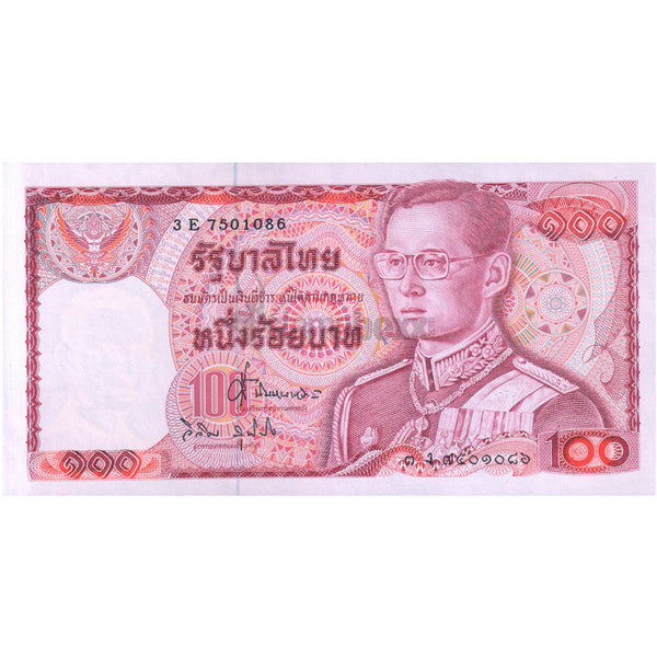 THAILAND 100 BAHT 1978 P-89(9) UNC