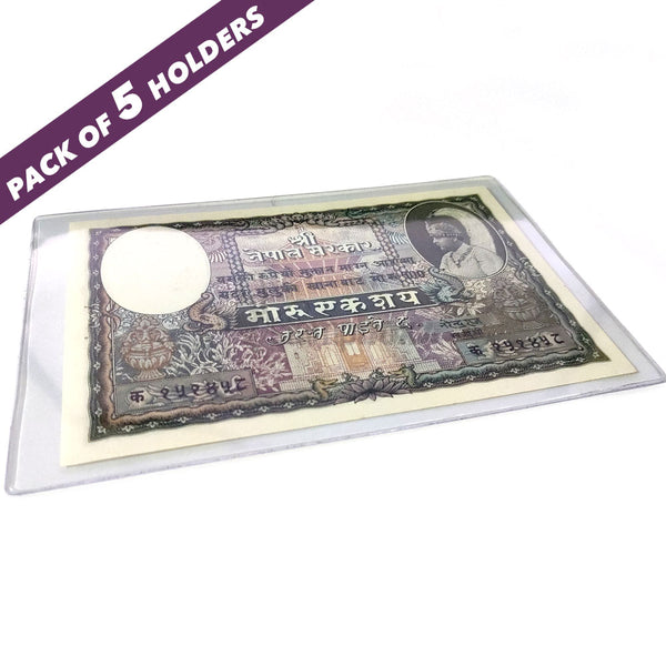 Rigid Banknotes Holder - 19½cm X 12cm