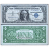 AMERICA 1 DOLLAR SILVER CERTIFICATE 1957 P-419 USED GRADE