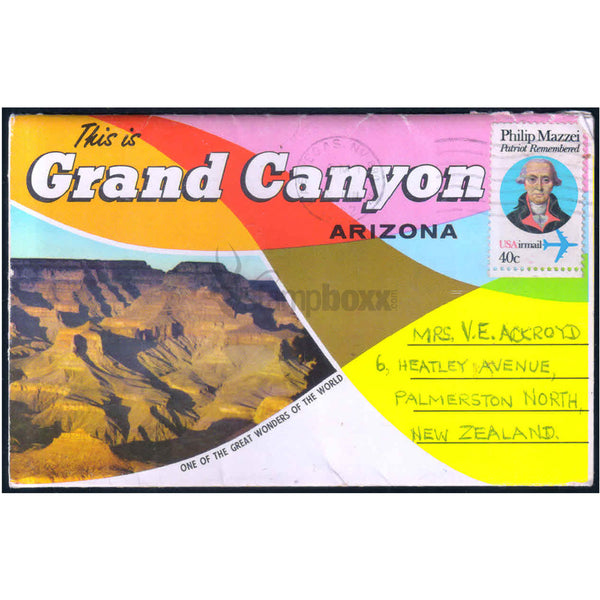 USA GRAND CANYON POSTCARD SHEETS USED