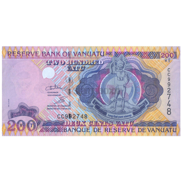 VANUATU 200 VATU 1995 P-8c UNC