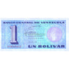 VENEZUELA 1 BOLIVAR 1989 P-68 UNC