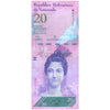 VENEZUELA 20 BOLIVERS 2013 P-91f UNC