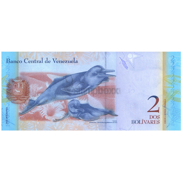 VENEZUELA 2 BOLIVERS 2013 P-88f UNC