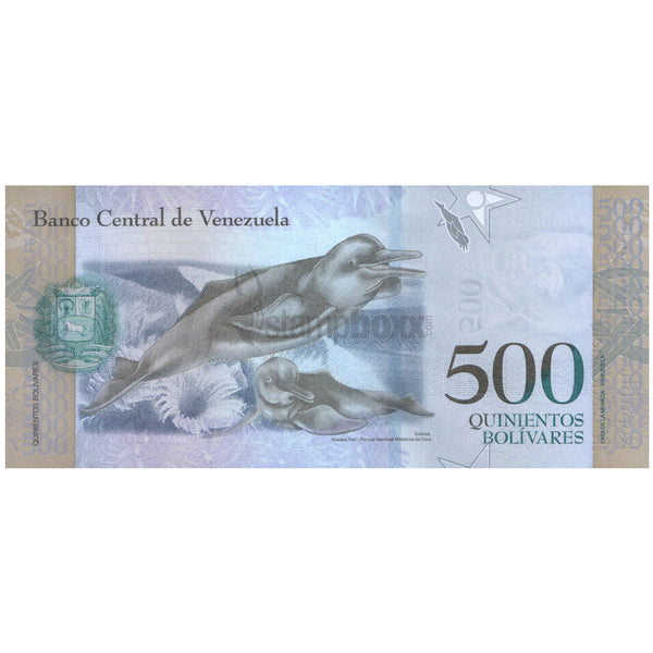 VENEZUELA 500 BOLIVERS 2017 P-94b UNC