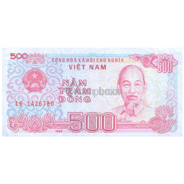 VIETNAM 500 DONG 1988 P-101 UNC