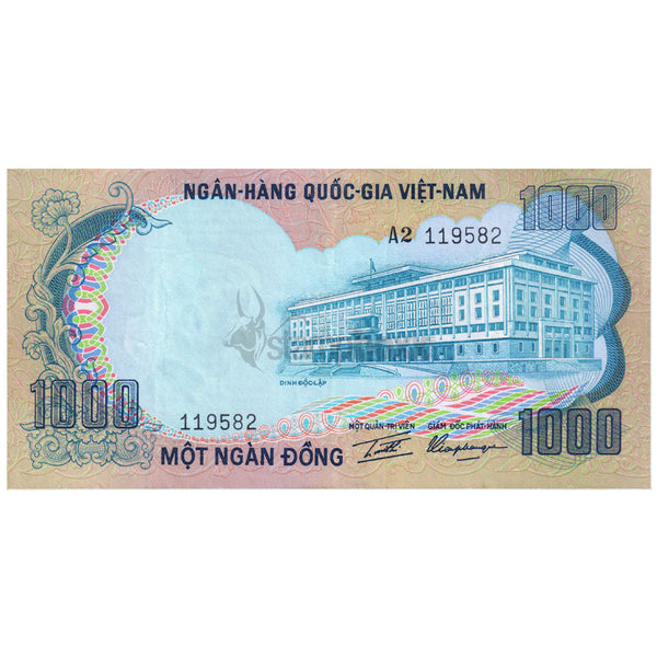 SOUTH VIETNAM 1000 DONG 1971 P-34 aUNC