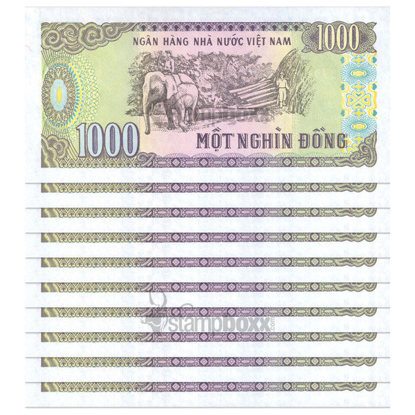 VIETNAM 1000 DONG 1988 P-106 UNC x10Pcs