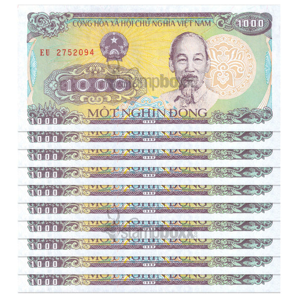 VIETNAM 1000 DONG 1988 P-106 UNC x10Pcs