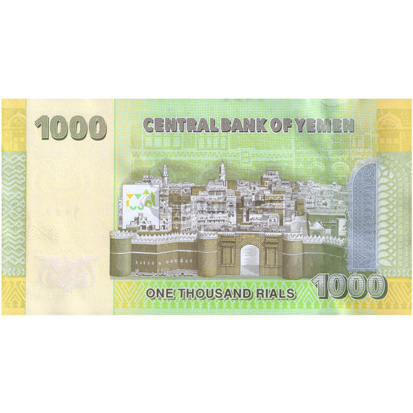 YEMEN 1000 RIALS 2017 P-36 UNC