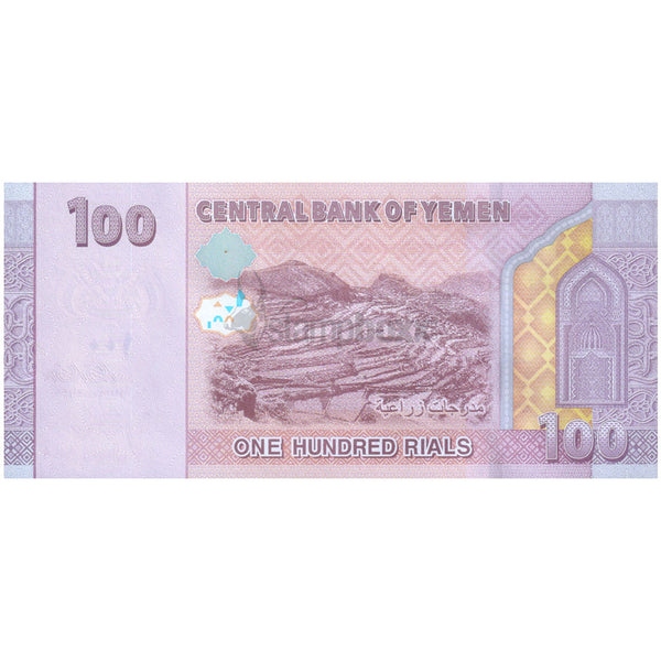 YEMEN 100 RIYALS 2018 P-37 UNC