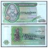 ZAIRE 5 ZIARE 1974-1977 P-21 VF GRADE
