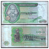 ZAIRE 5 ZIARE 1974-1977 P-21 USED GRADE WITH REBEL'S SEAL