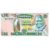 ZAMBIA 20 KWACHA 1980-88 P-27e UNC