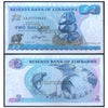 ZIMBABWE 2 DOLLARS 1980 P-1a XF+ GRADE SERIAL 7942