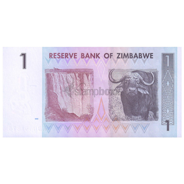 ZIMBABWE 1 DOLLAR 2007 P-65 UNC