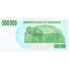ZIMBABWE 500 000 DOLLARS 2008 P-51 UNC