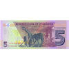 ZIMBABWE 5 DOLLARS 2019 P-102 UNC