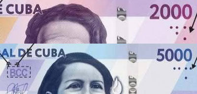 Cuba New high-denomination banknotes