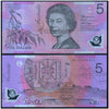 AUSTRALIA 5 DOLLARS 2006 P-57d USED GRADE POLYMER SERIAL 9073