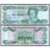 BAHAMAS 1 DOLLAR 2002 P-70 USED GRADE SERIAL 4220