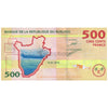 BURUNDI 500 FRANCS 2015 P-50 UNC