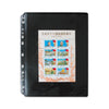 Black - Stamp / Banknote Album Refill1-Divider Pack of 5