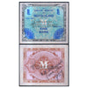 GERMANY - MILITARY ISSUE 1 MARK 1944 P-192 USED GRADE
