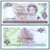 NEW ZEALAND 1 DOLLAR 1981-1992 P-169b XF GRADE