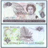 NEW ZEALAND 1 DOLLAR 1981-1992 P-169b XF GRADE