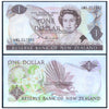NEW ZEALAND 1 DOLLAR 1981-1992 P-169b XF GRADE