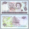 NEW ZEALAND 1 DOLLAR 1981-1992 P-169c XF GRADE