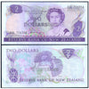 NEW ZEALAND 2 DOLLARS 1981-1992 P-170a USED GRADE