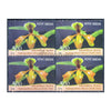 ORCHIDS - PAPHIOPEDILUM VILLOSUM 2016 BLOCK OF 4 MNH