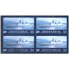 PRESIDENT'S FLEET REVIEW - WARSHIP 2011 BLOCK OF 4 MNH