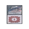 RUSSIA - SIBERIA & URALS - IRKUTSK 6 RUBLEY 1917 P-S891 USED COUPON