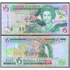 SAINT KITTS - EAST CARIBBEAN STATES 5 DOLLARS 2000 P-37k USED GRADE