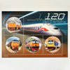 THAILAND 4V STATE RAILWAY ANNIVERSARY 2017 MNH MS