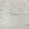 THAILAND ODD SHAPE EMBOSS-METAL FOIL ISSUE 7v 2011 MNH