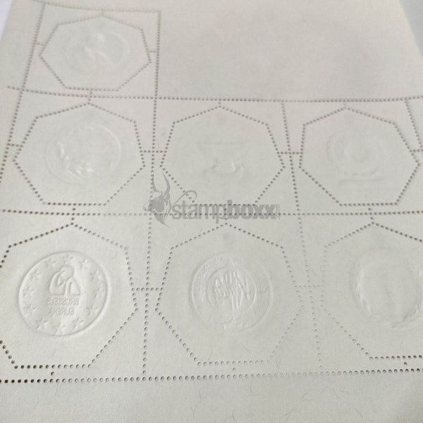 THAILAND ODD SHAPE EMBOSS-METAL FOIL ISSUE 7v 2011 MNH