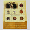 THAILAND ODD SHAPE EMBOSS-METAL FOIL ISSUE 7v 2011 MNH