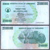 ZIMBABWE 25 000 000 (25 MILLION) DOLLARS2008 P-56 USED GRADE