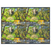 ZOOLOGICAL SURVEY OF INDIA ELEPHANT-TIGER 2015 BLOCK OF 4 MNH